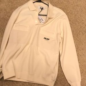 Palace polo l/s cream